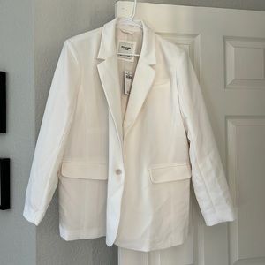 White Abercrombie & Fitch blazer - never worn, new with tags!